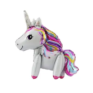 بادکنک فویلی طرح اسب تک مدل unicorn کد00102