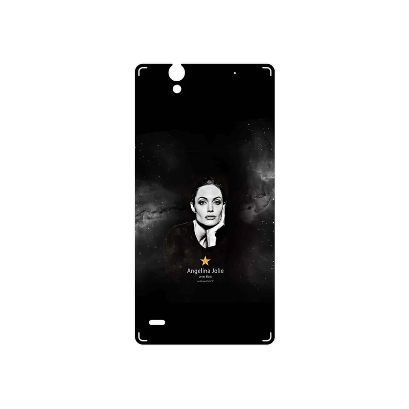 برچسب پوششی ماهوت مدل Angelina Jolie مناسب برای گوشی موبایل سونی Xperia C4