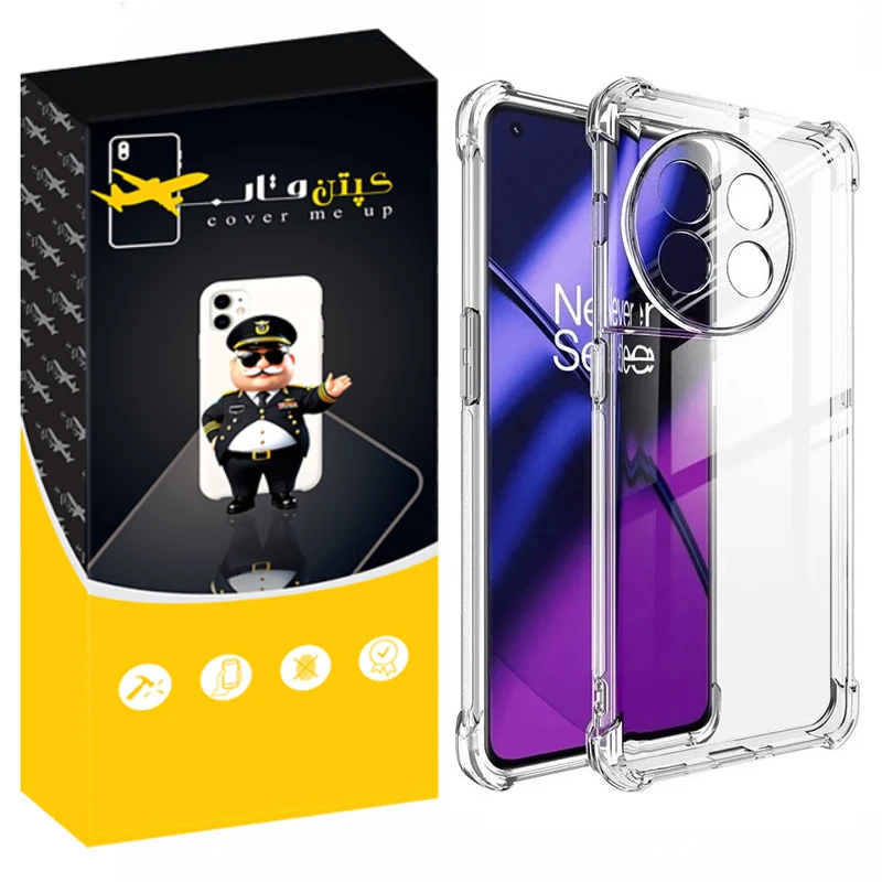کاور کپتن قاب مدل Crystal مناسب برای گوشی موبایل ریلمی 11 4G
