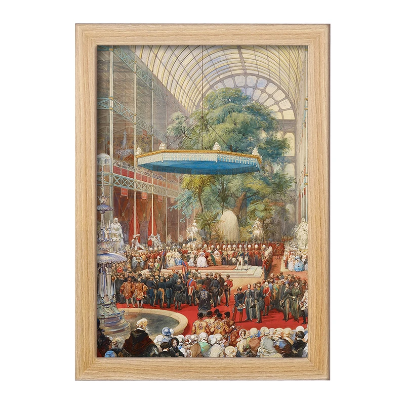 تابلو خندالو مدل نقاشی افتتاحیه نمایشگاه بزرگ اثر یوژن لامی کد F12270