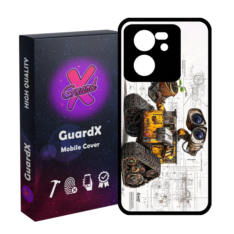 کاور گارد ایکس طرح Wall E مدل 10922 مناسب برای گوشی موبایل شیائومی 13T/13T Pro/Redmi K60 Ultra