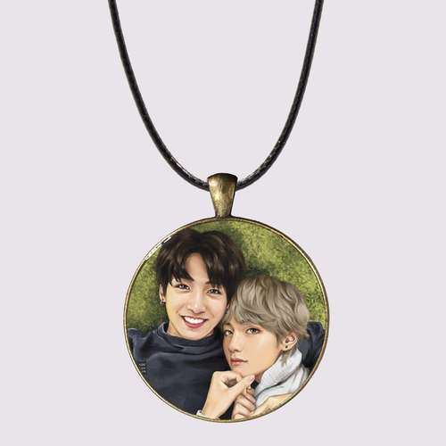 گردنبند زنانه مدل BTS - TAEKOOK کد 277