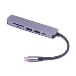 هاب ۶ پورت USB-c مدل szvivid