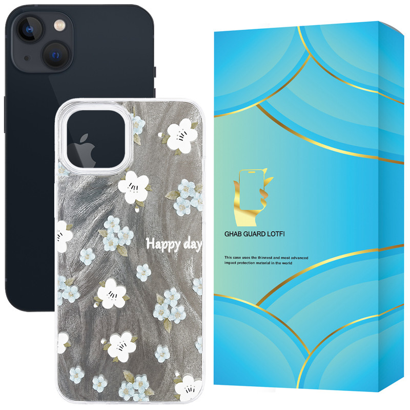 کاور قاب گارد لطفی مدل HAPPYD مناسب برای گوشی موبایل اپل iPhone 13