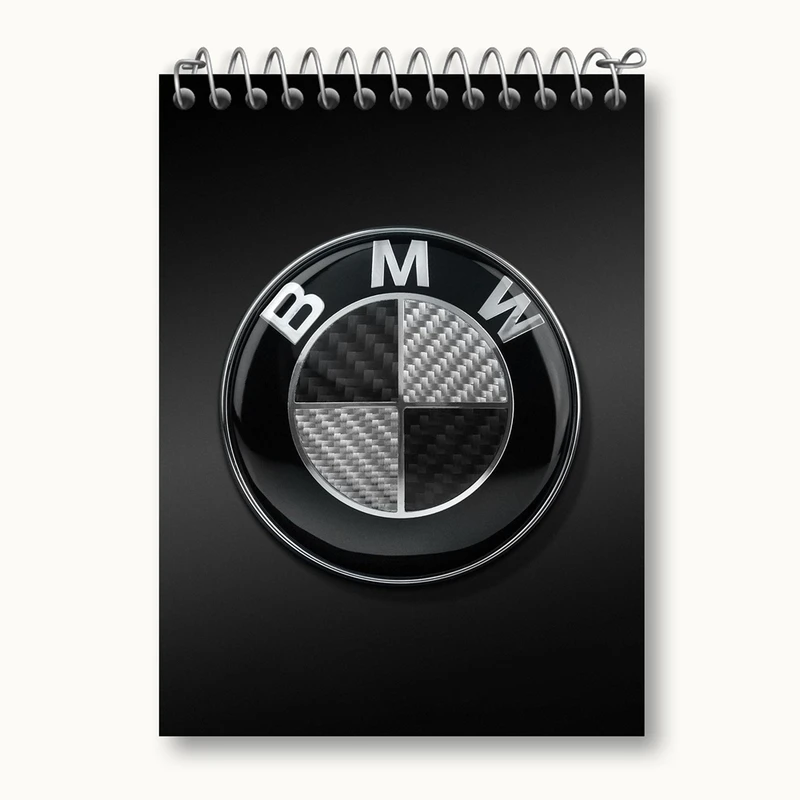دفتر یادداشت 50 برگ خندالو مدل بی ام دبلیو BMW کد 23636