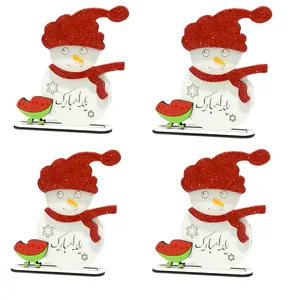 گیفت طرح آدم برفی مدل یلدا مبارک مجموعه 4 عددی