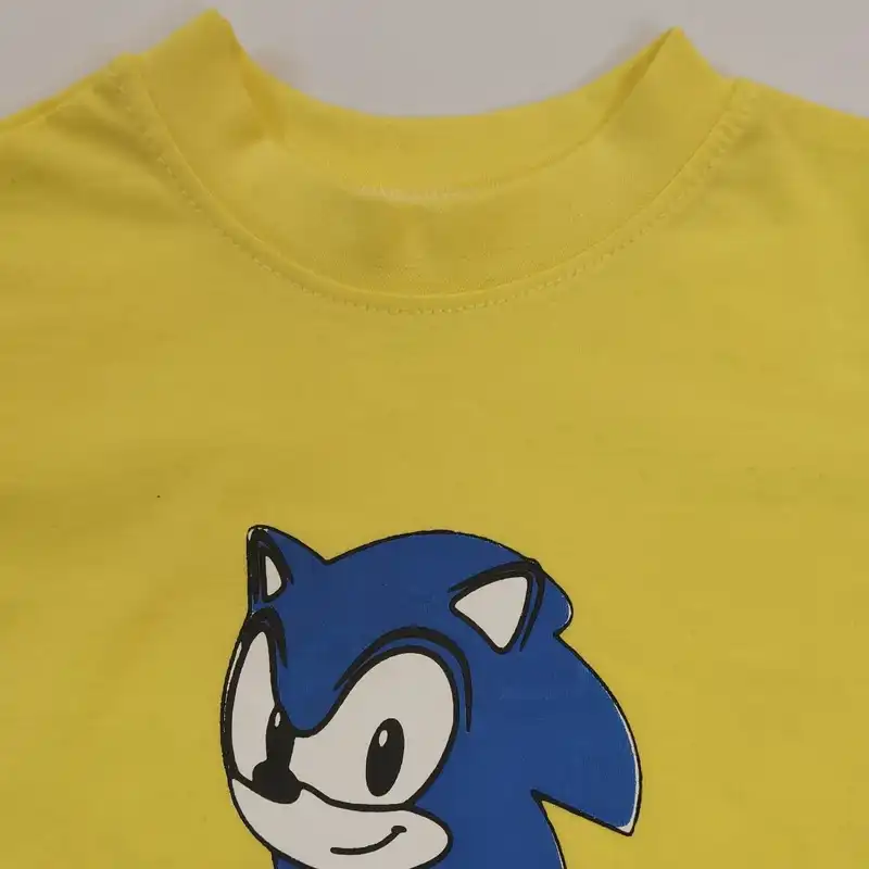 تی شرت آستین کوتاه پسرانه مدل سونیک 4060