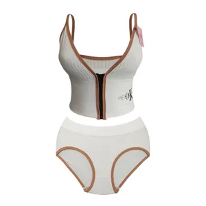 ست شورت و نیم تنه زنانه مدل W-022-ZIP