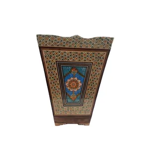 سطل خاتم کاری مدل چهار گوش حلال دار کد 014 