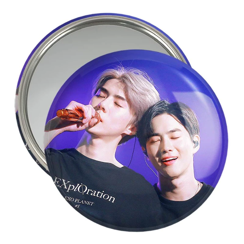 آینه جیبی خندالو مدل گروه اکسو EXO  کد 13556