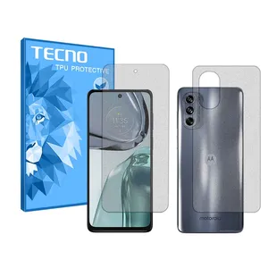 Tecno HyMTT model matte screen protector suitable for Motorola Moto G62 5G mobile phone along with the back protector