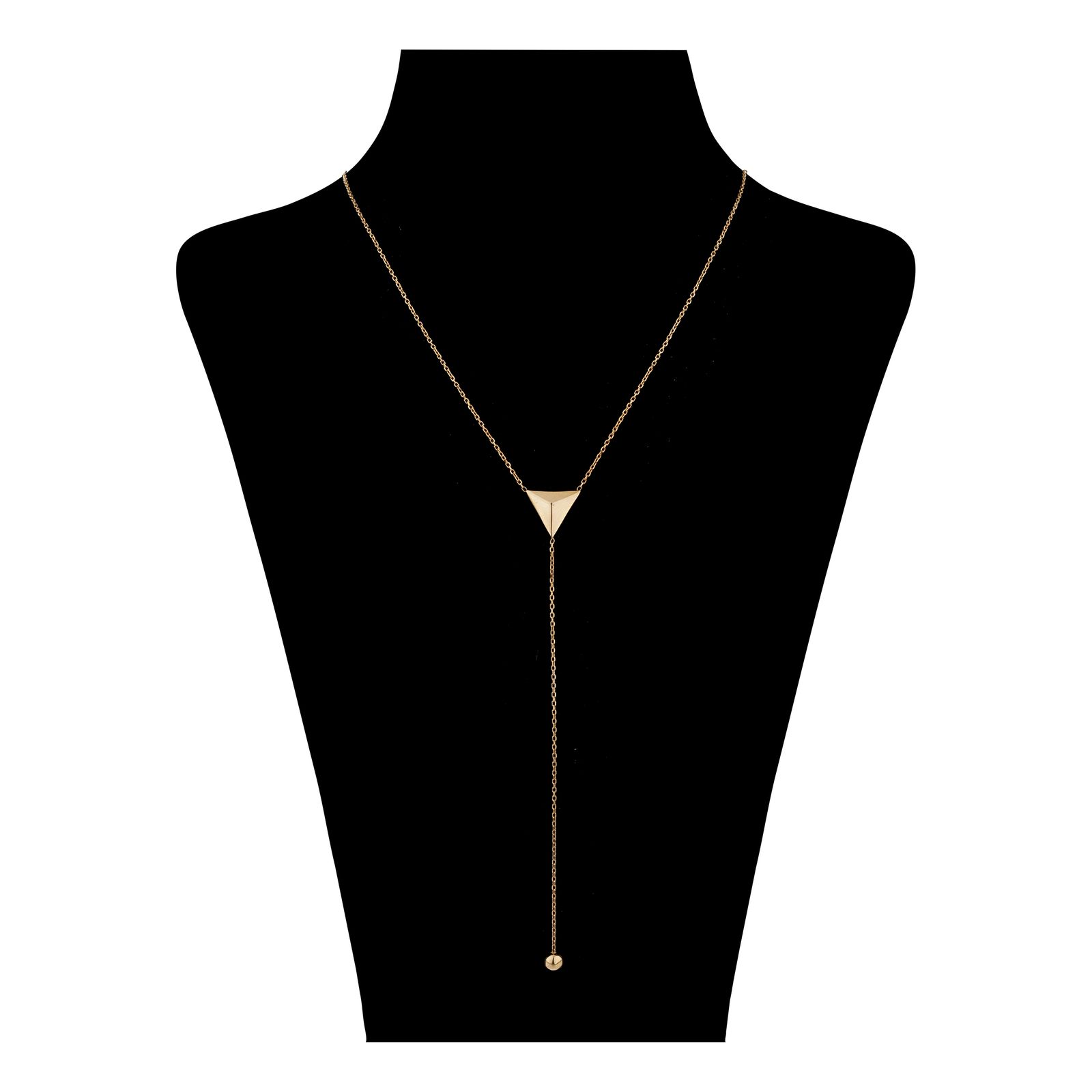 گردنبند طلا 18 عیار زنانه مایا ماهک مدل MM1824 طرح کرواتی -  - 1