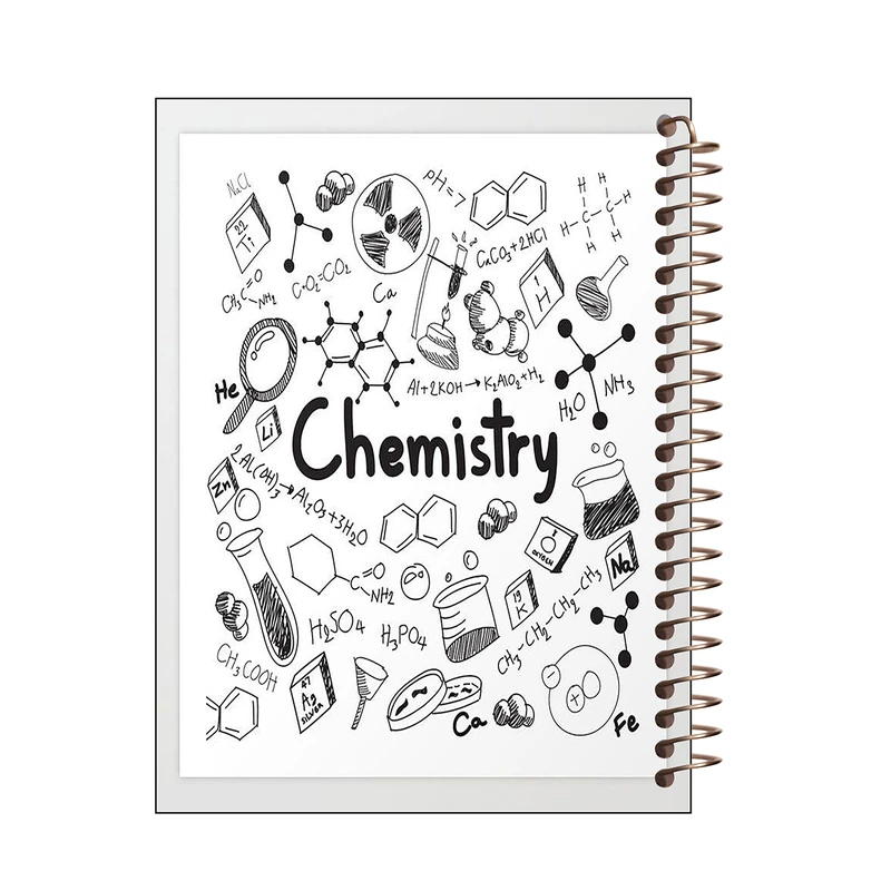 دفتر مشق 100 برگ طرح شیمی کد H470