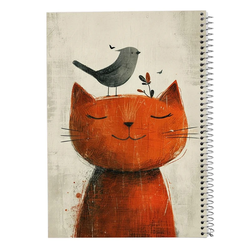 دفتر شطرنجی 50 برگ مدوپد طرح موجودات فانتزی کد DF17074