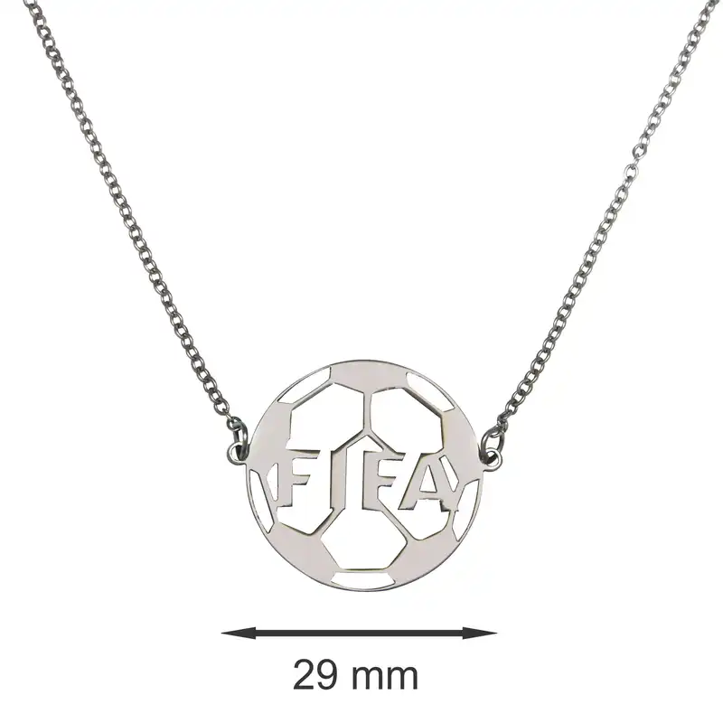 گردنبند مدل توپ فوتبال طرح فیفا