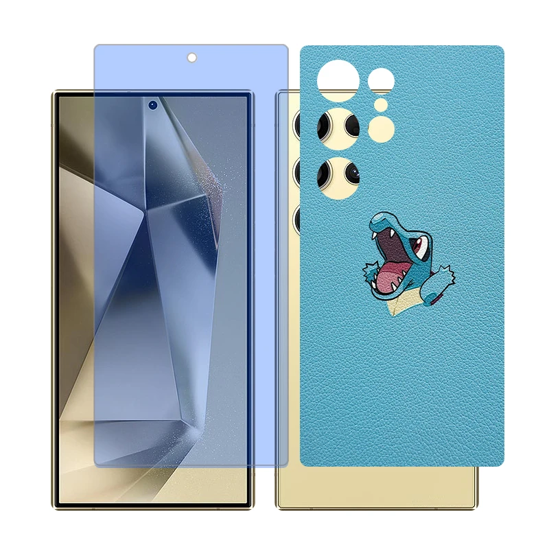 محافظ صفحه نمایش مات آنتی بلو گلس مدل Together مناسب برای گوشی موبایل سامسونگ Galaxy S22 Ultra به همراه برچسب پوششی 