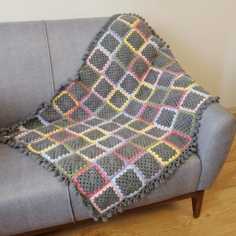 شال مبل مدل Dreamyarns سایز 105x80 سانتی متر