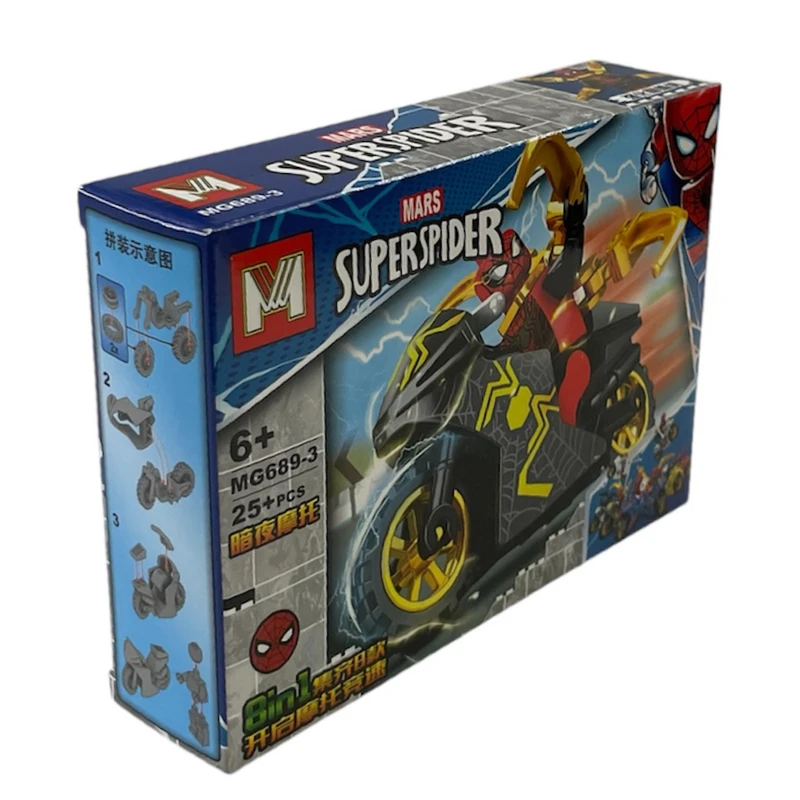 ساختنی ۲۵ تکه ام مدل اسپایدرمن