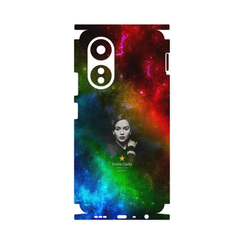برچسب پوششی ماهوت مدل emilia clarke-FullSkin مناسب برای گوشی موبایل اپو A58 4G