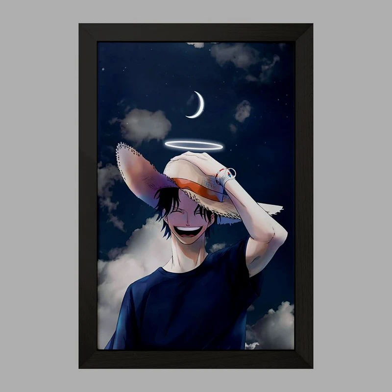 تابلو خندالو مدل لوفی انیمه وان پیس One Piece  کد 17221