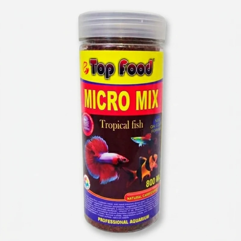 غذای ماهی تاپ فود مدل micro mix وزن 800 گرم