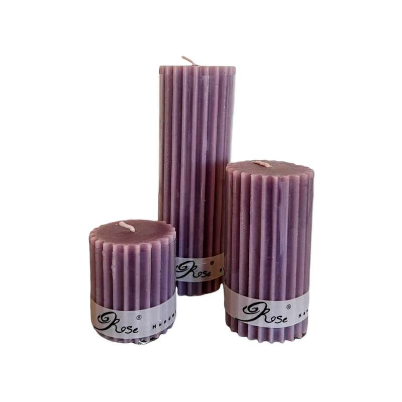 شمع مدل شاپرک مجموعه 3 عددی