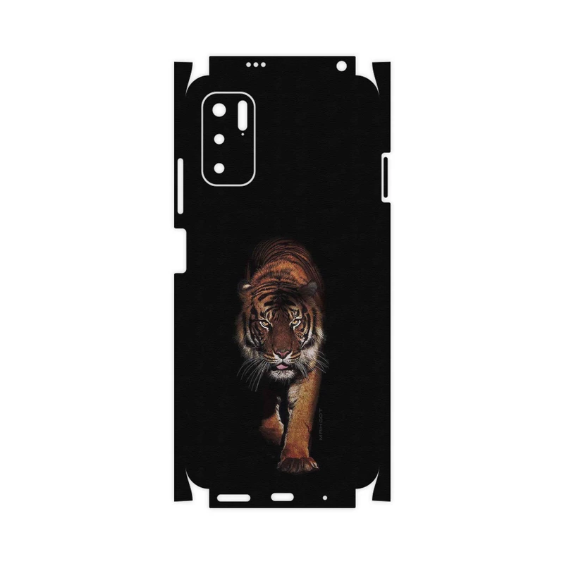 برچسب پوششی ماهوت مدل Wild-Tiger-FullSkin مناسب برای گوشی موبایل شیائومی Redmi Note 10 5G