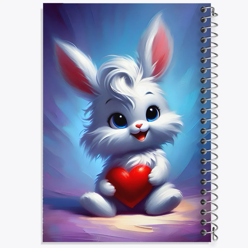 دفتر نقاشی 50 برگ خندالو طرح خرگوش کیوت کد F7901