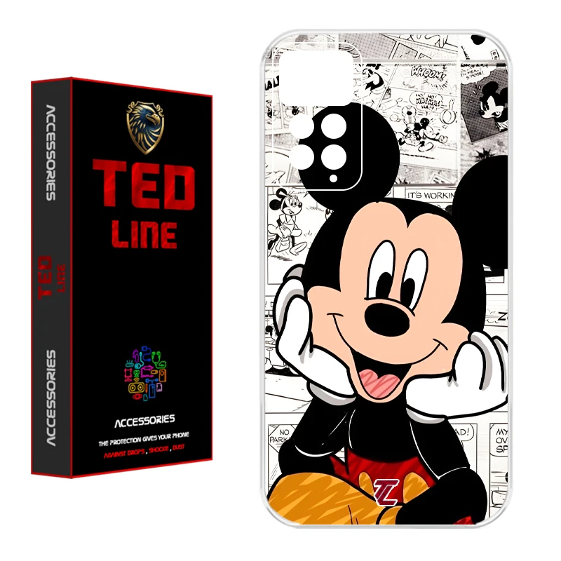 کاور تدلاین طرح میکی موس کد 1151 مناسب برای گوشی موبایل شیائومی Redmi Note 11 Pro 4G / Note 12 Pro 4G