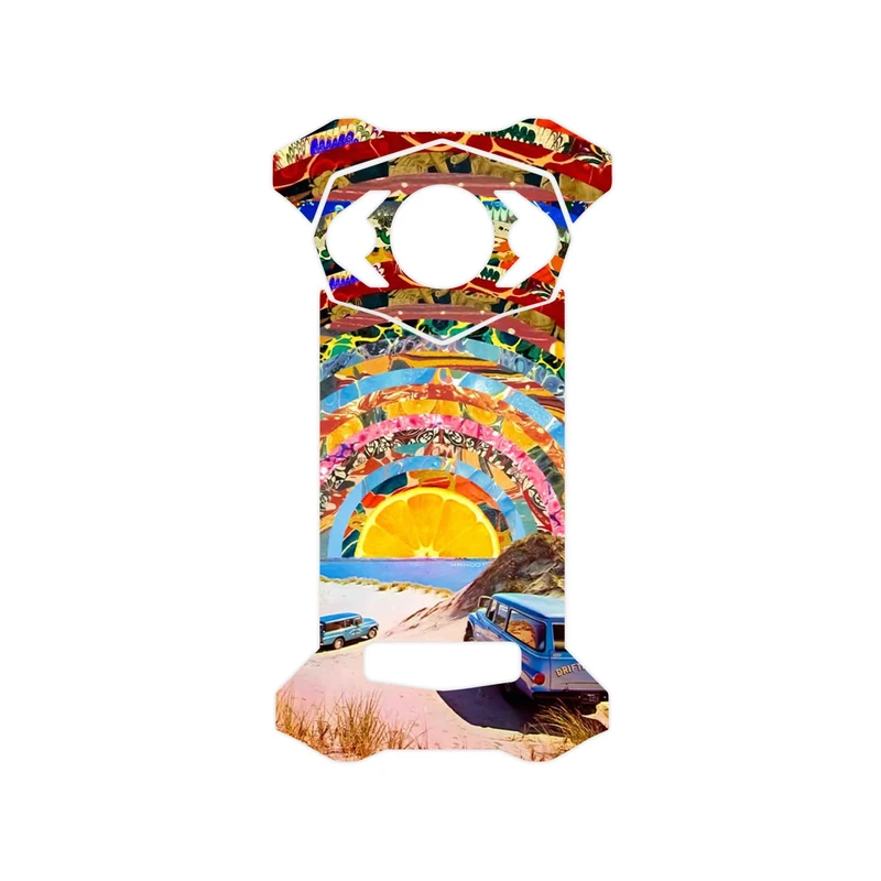 برچسب پوششی ماهوت مدل Collage of Orange Sky مناسب برای گوشی موبایل دوجی S98 Pro