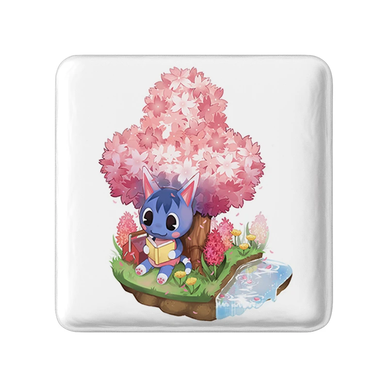 مگنت خندالو طرح بازی انیمال کراسینگ (Animal Crossing) مدل مربعی کد 32672