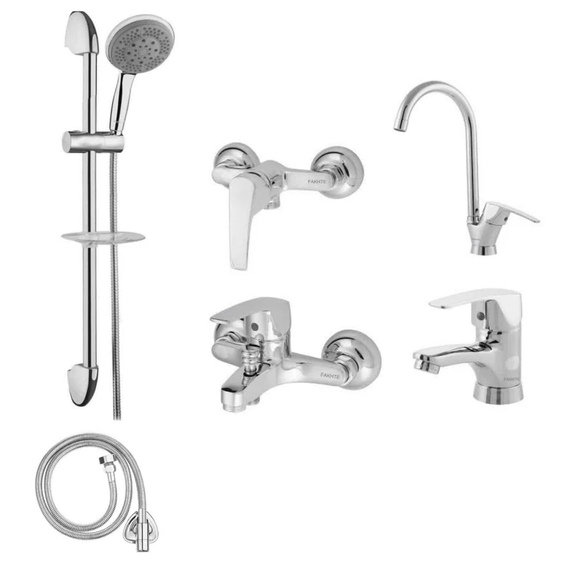 ست شیرآلات فاخته مدل مارگارت پلاس مجموعه 6 عددی