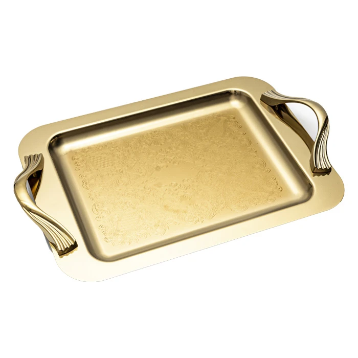 سینی دسته دار آرتیستون صنعت کد 124799 سایز 27x37 سانتی متر