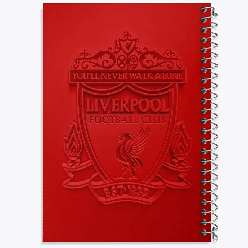 دفتر نقاشی 50 برگ خندالو مدل باشگاه لیورپول کد 26975