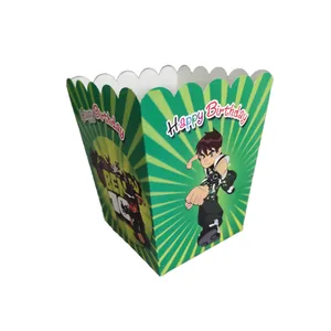 ظرف پاپ کورن طرح بن تن بسته 10 عددی