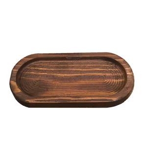 زیر لیوانی مدل چوبی طرح بیضی کد 1013