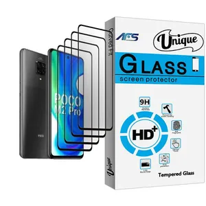 AFS Unique Glass MIX004 Screen Protector For Xiaomi Poco M2 Pro Pack Of 4