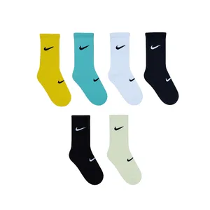 جوراب ساق بلند بچگانه مدل 401004NO6 بسته 6 عددی