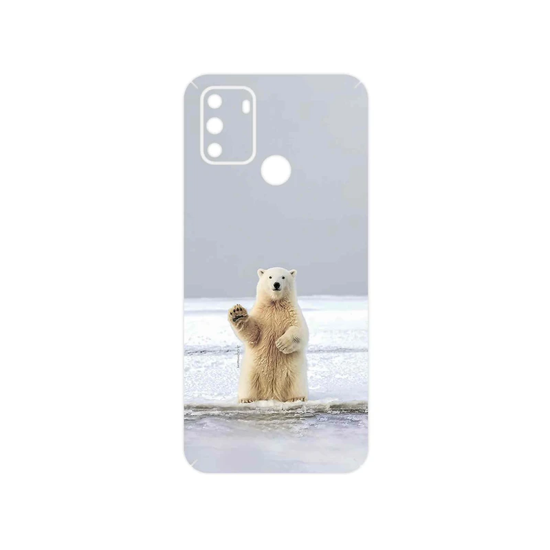 برچسب پوششی ماهوت مدل Polar_bear مناسب برای گوشی موبایل جی پلاس S10 2022
