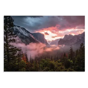 تابلو شاسی طرح یوسمیتی مه آلود Misty Yosemite  مدل NV0828