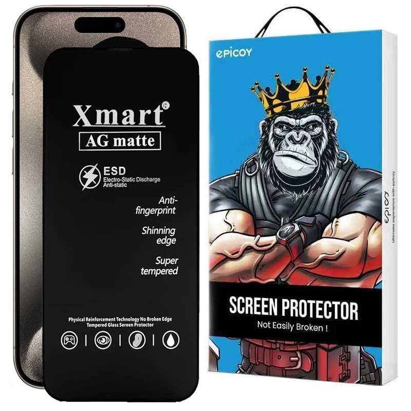 محافظ صفحه نمایش مات اپیکوی مدل Xmart Ag Matte مناسب برای گوشی موبایل اپل iphone 15 Pro Max 