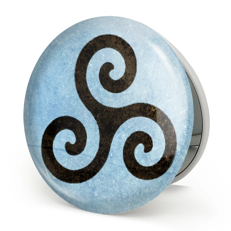 آینه جیبی خندالو طرح سریال تین ولف Teen Wolf مدل تاشو کد 28453