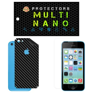 Multi Nano X-SFC Screen Protector For Apple iPhone 5C with back skin