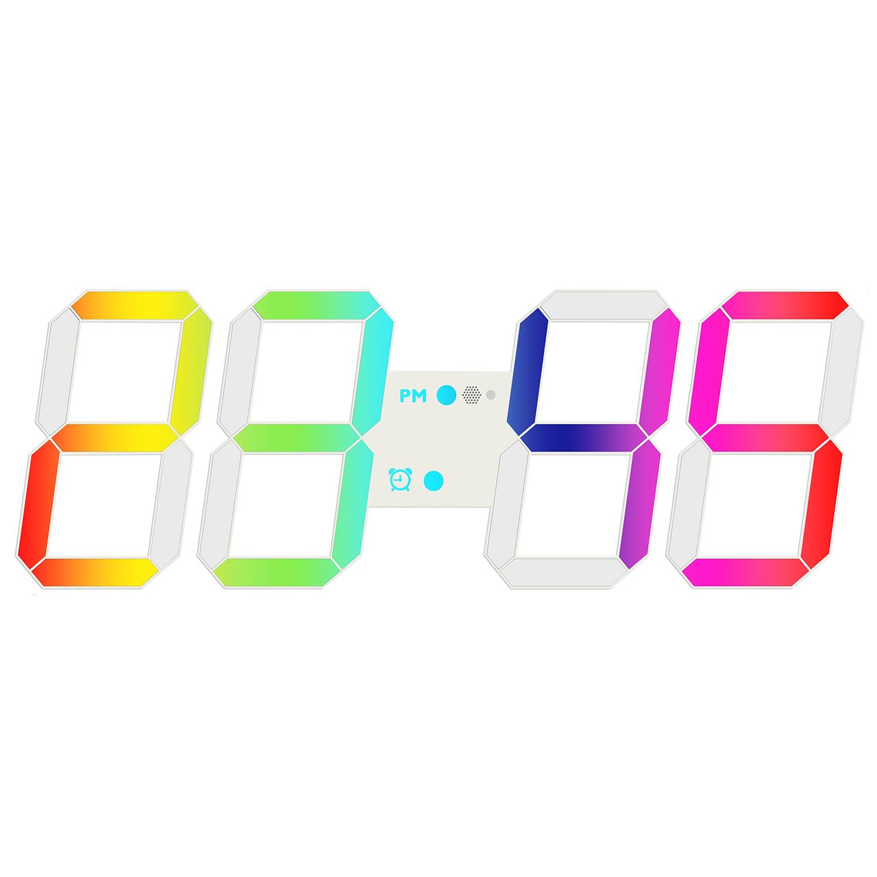 ساعت دیواری مدل دیجیتالی هامین RGB