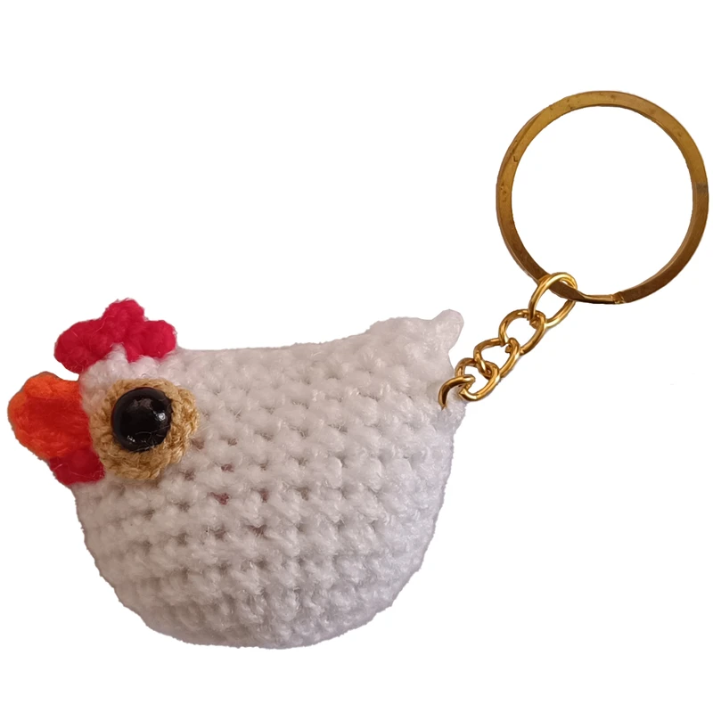 جاکلیدی بافتنی مدل مرغ کد 02