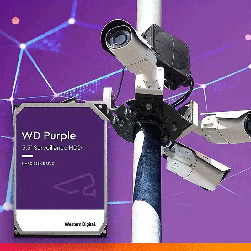 هارد دیسک اینترنال وسترن دیجیتال مدل WD10PURZ ظرفیت 1 ترابایت