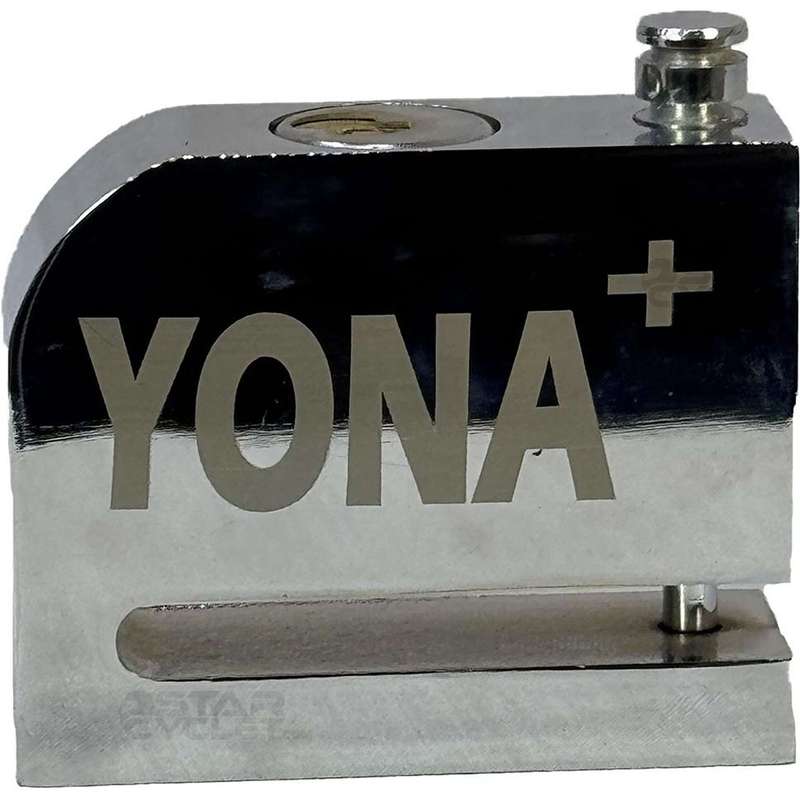 قفل دیسکی موتورسیکلت یونا مدل استیل پین متوسط