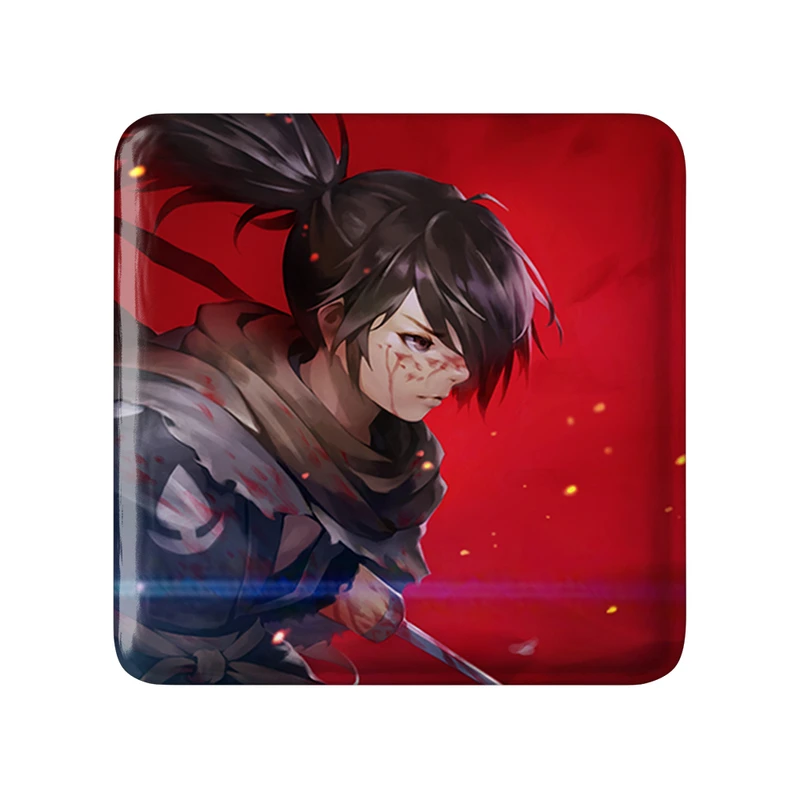 پیکسل خندالو طرح هیاکیمارو انیمه دورورو مدل مربعی کد 33635