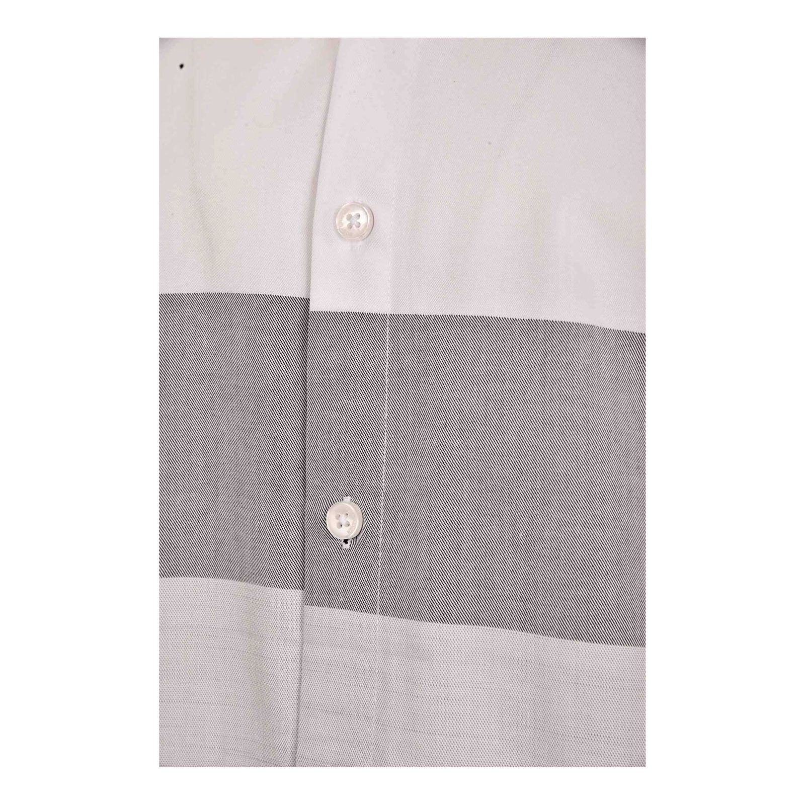 پیراهن آستین بلند مردانه بادی اسپینر مدل 3996 کد 1 رنگ سفید -  - 4