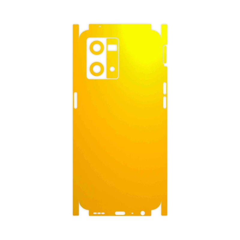 برچسب پوششی ماهوت مدل Matte-Deep-Mustard-FullSkin مناسب برای گوشی موبایل اپو Reno 8 4G